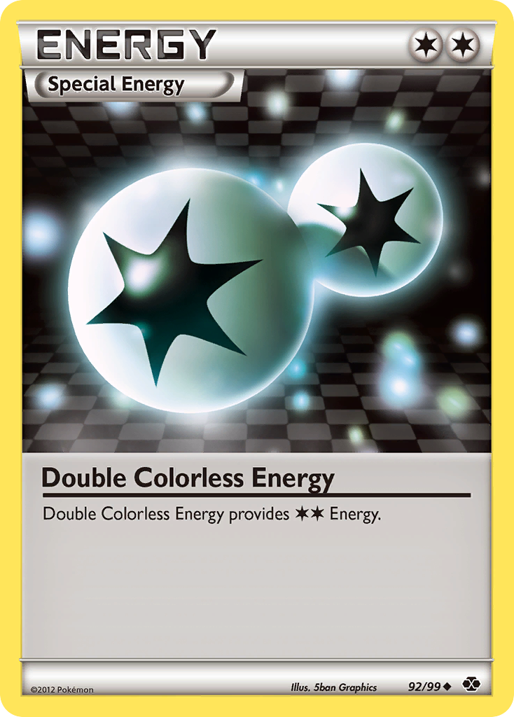 Double Colorless Energy (92/99) [Black & White: Next Destinies] | Mega City Incorporated