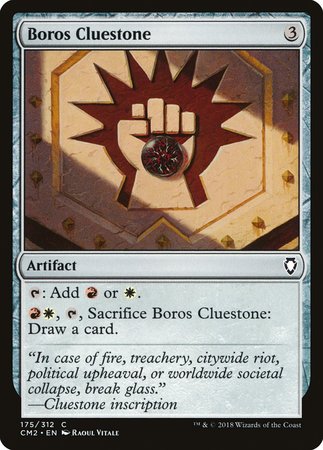 Boros Cluestone [Commander Anthology Volume II] | Mega City Incorporated