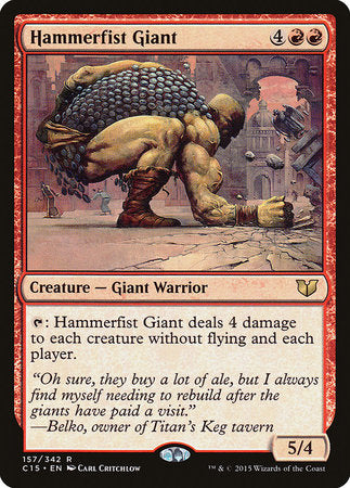 Hammerfist Giant [Commander 2015] | Mega City Incorporated