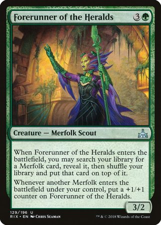 Forerunner of the Heralds [Rivals of Ixalan] | Mega City Incorporated