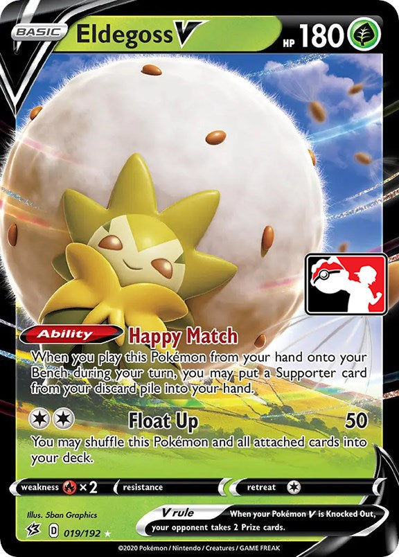 Eldegoss V (019/192) [Prize Pack Series One] | Mega City Incorporated