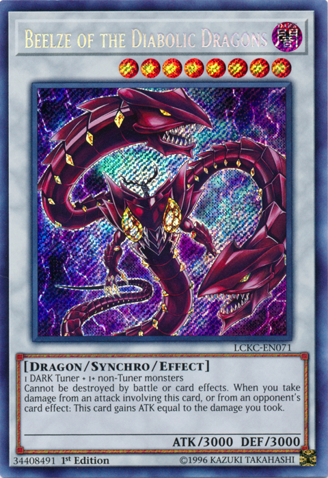 Beelze of the Diabolic Dragons [LCKC-EN071] Secret Rare | Mega City Incorporated