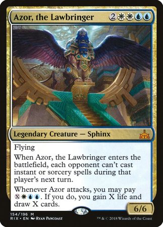 Azor, the Lawbringer [Rivals of Ixalan] | Mega City Incorporated