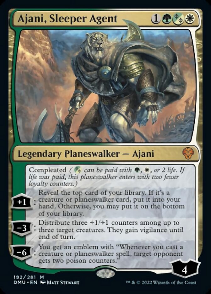 Ajani, Sleeper Agent [Dominaria United] | Mega City Incorporated