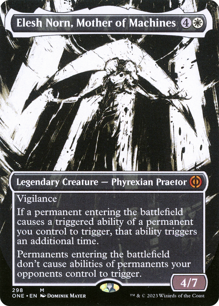 Elesh Norn, Mother of Machines (Borderless Ichor) [Phyrexia: All Will Be One] | Mega City Incorporated