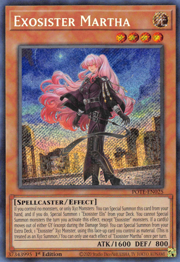 Exosister Martha [POTE-EN025] Secret Rare | Mega City Incorporated