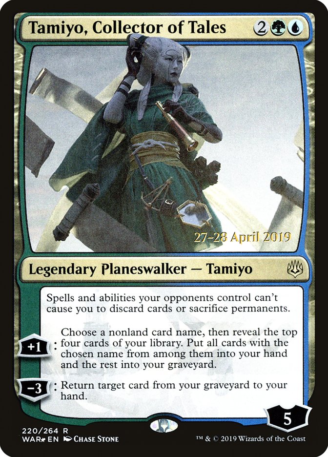 Tamiyo, Collector of Tales  [War of the Spark Prerelease Promos] | Mega City Incorporated