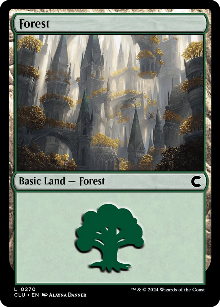 Forest (0270) [Ravnica: Clue Edition] | Mega City Incorporated