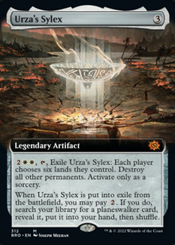 Urza's Sylex (Extended Art) [The Brothers' War] | Mega City Incorporated