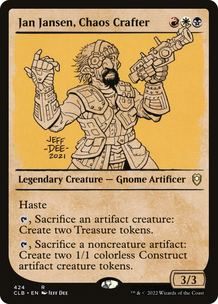 Jan Jansen, Chaos Crafter (Showcase) [Commander Legends: Battle for Baldur's Gate] | Mega City Incorporated