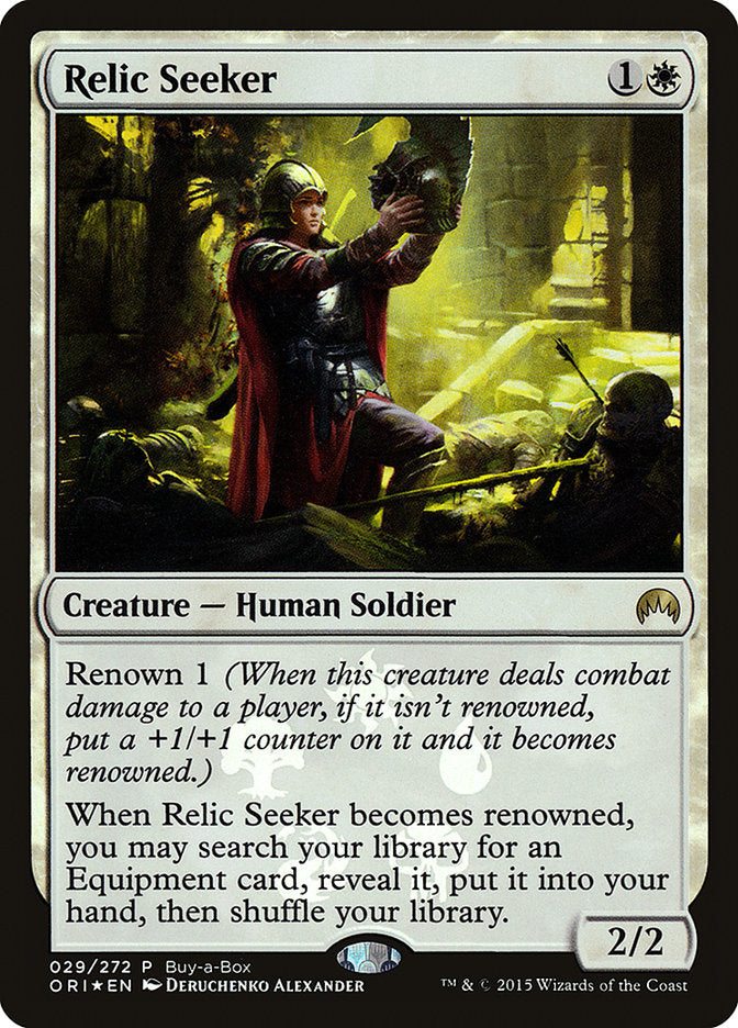 Relic Seeker (Buy-A-Box) [Magic Origins Promos] | Mega City Incorporated