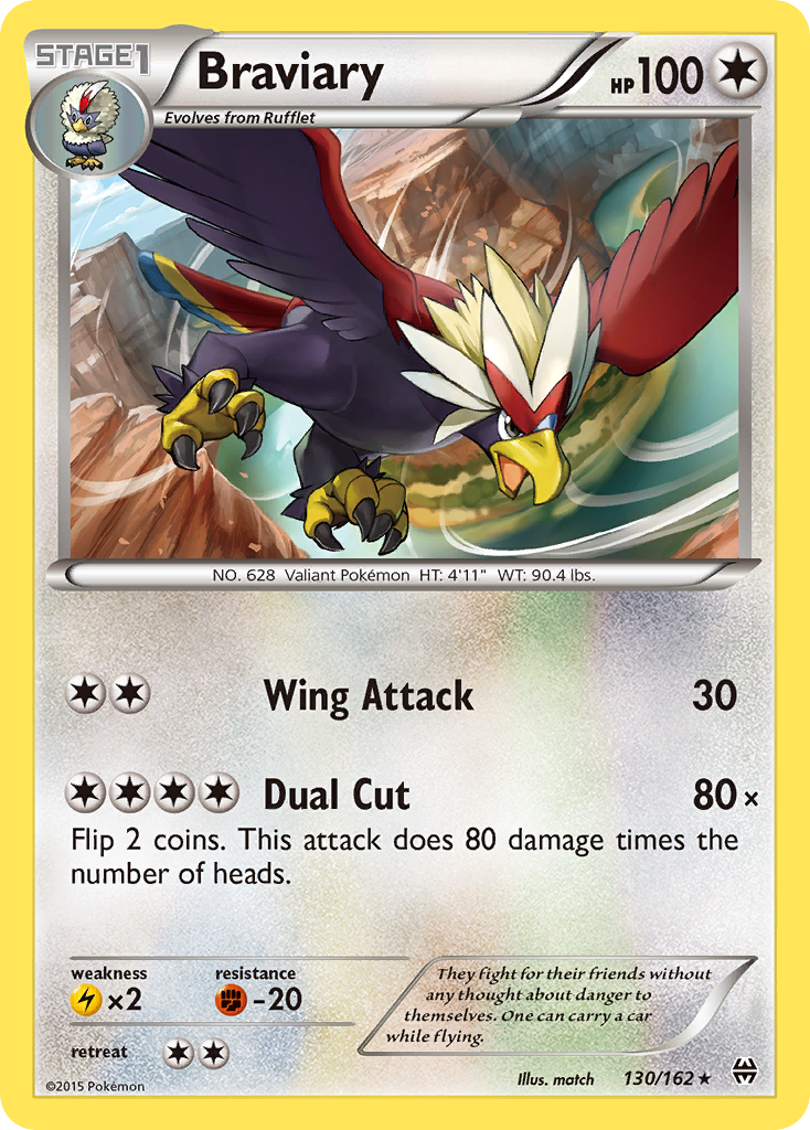 Braviary (130/162) [XY: BREAKthrough] | Mega City Incorporated