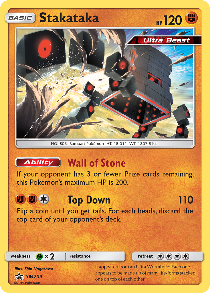 Stakataka (SM209) [Sun & Moon: Black Star Promos] | Mega City Incorporated