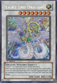 Light End Dragon [RGBT-EN091] Secret Rare | Mega City Incorporated