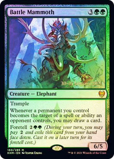 Battle Mammoth  [Kaldheim Prerelease Promos] | Mega City Incorporated