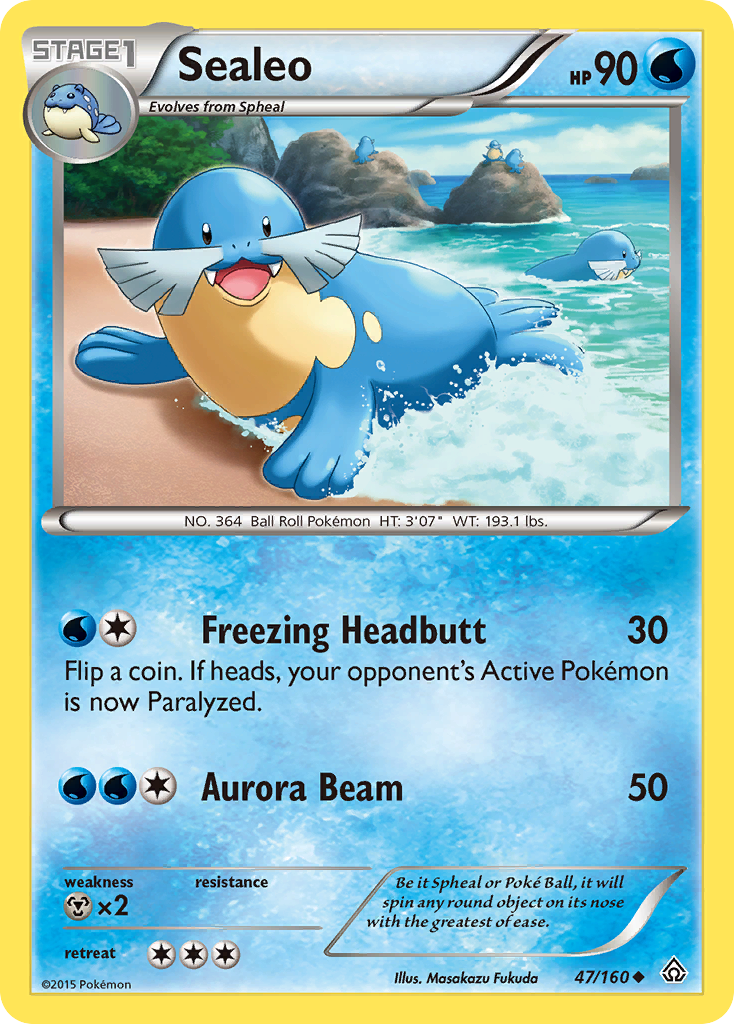 Sealeo (47/160) [XY: Primal Clash] | Mega City Incorporated