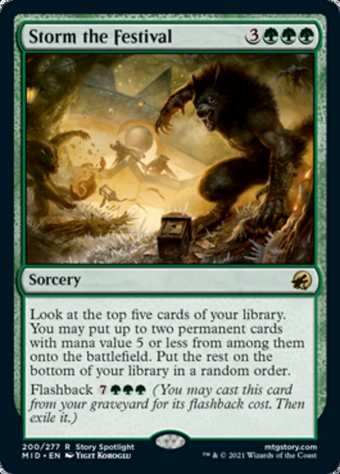 Storm the Festival [Innistrad: Midnight Hunt] | Mega City Incorporated