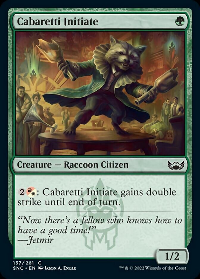 Cabaretti Initiate [Streets of New Capenna] | Mega City Incorporated