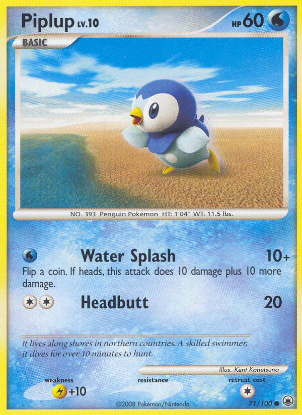 Piplup (71/100) [Diamond & Pearl: Majestic Dawn] | Mega City Incorporated