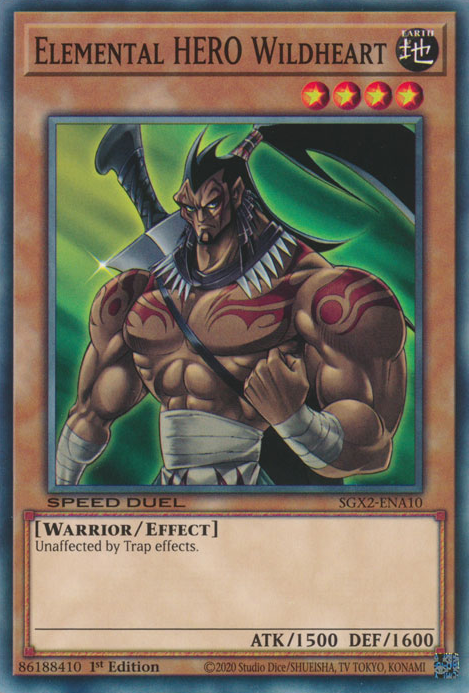Elemental HERO Wildheart [SGX2-ENA10] Common | Mega City Incorporated