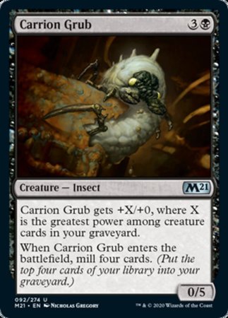 Carrion Grub [Core Set 2021] | Mega City Incorporated