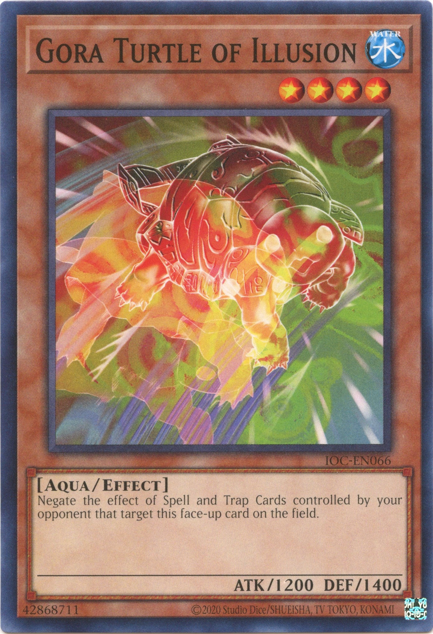 Gora Turtle of Illusion (25th Anniversary) [IOC-EN066] Common | Mega City Incorporated