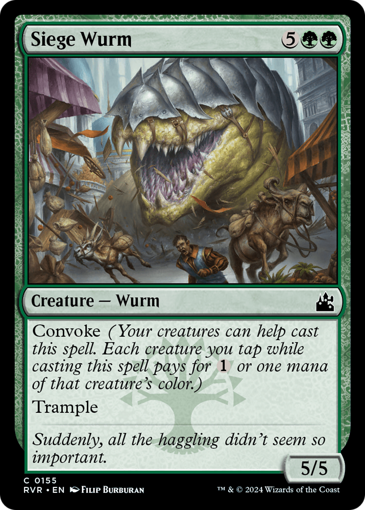 Siege Wurm [Ravnica Remastered] | Mega City Incorporated