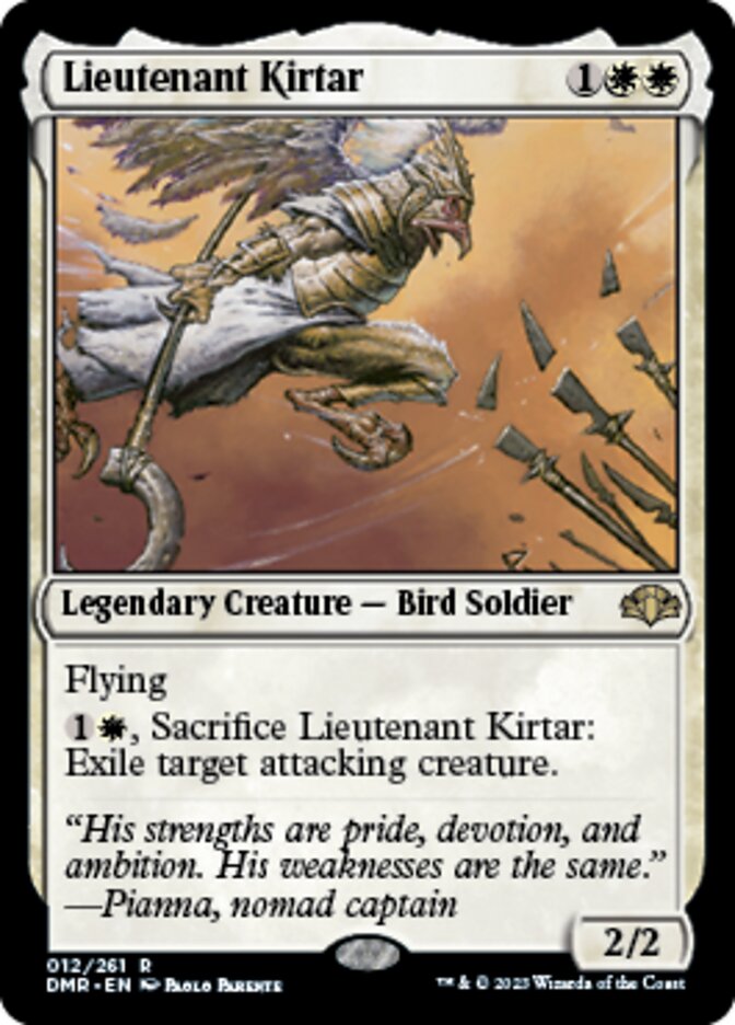 Lieutenant Kirtar [Dominaria Remastered] | Mega City Incorporated