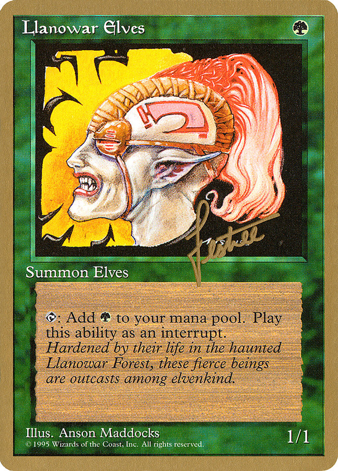 Llanowar Elves (Bertrand Lestree) [Pro Tour Collector Set] | Mega City Incorporated