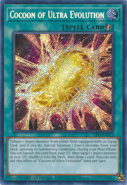 Cocoon of Ultra Evolution [LDS1-EN073] Secret Rare | Mega City Incorporated