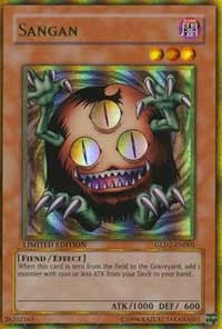 Sangan [GLD2-EN001] Ultra Rare | Mega City Incorporated