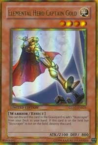 Elemental Hero Captain Gold [GLD2-EN025] Ultra Rare | Mega City Incorporated