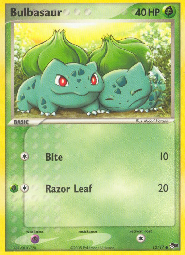 Bulbasaur (12/17) [POP Series 2] | Mega City Incorporated