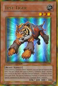 Test Tiger [GLD2-EN029] Ultra Rare | Mega City Incorporated