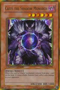 Caius the Shadow Monarch [GLD2-EN033] Ultra Rare | Mega City Incorporated