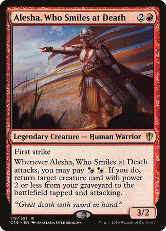 Alesha, Who Smiles at Death [Commander 2016] | Mega City Incorporated