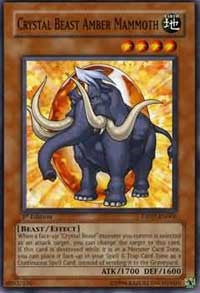 Crystal Beast Amber Mammoth [DP07-EN005] Common | Mega City Incorporated