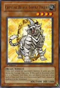 Crystal Beast Topaz Tiger [DP07-EN004] Rare | Mega City Incorporated