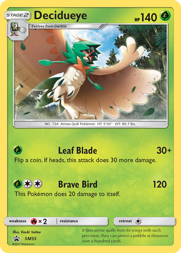 Decidueye (SM55) [Sun & Moon: Black Star Promos] | Mega City Incorporated