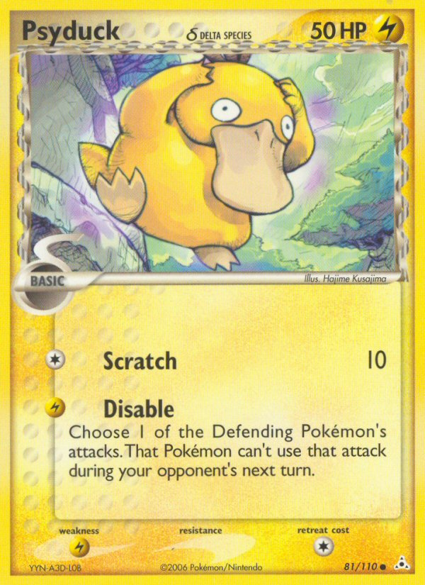 Psyduck (81/110) (Delta Species) [EX: Holon Phantoms] | Mega City Incorporated