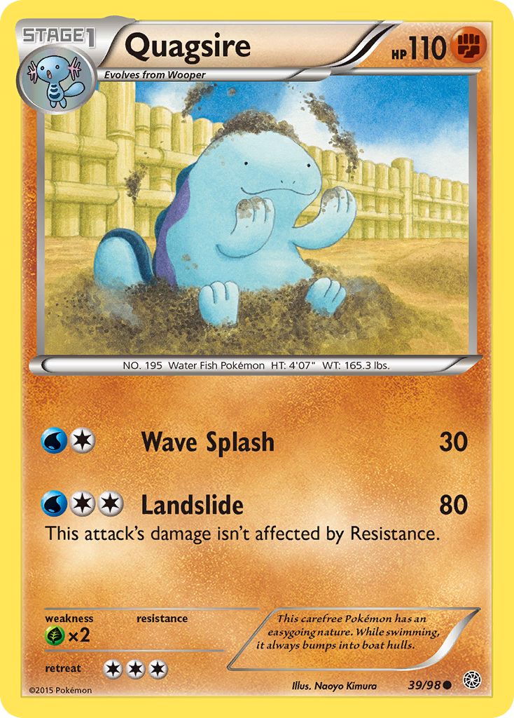 Quagsire (39/98) [XY: Ancient Origins] | Mega City Incorporated