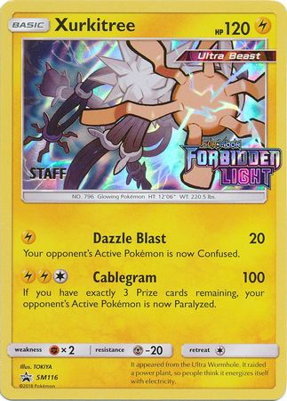 Xurkitree (SM116) (Staff Prerelease Promo) [Sun & Moon: Black Star Promos] | Mega City Incorporated