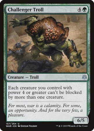 Challenger Troll [War of the Spark] | Mega City Incorporated