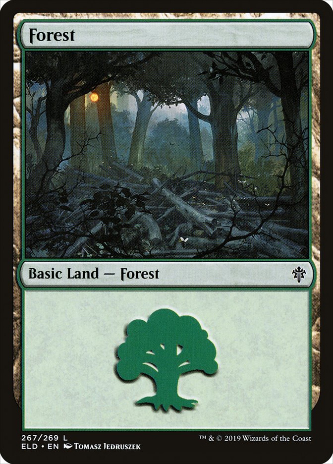 Forest (267) [Throne of Eldraine] | Mega City Incorporated