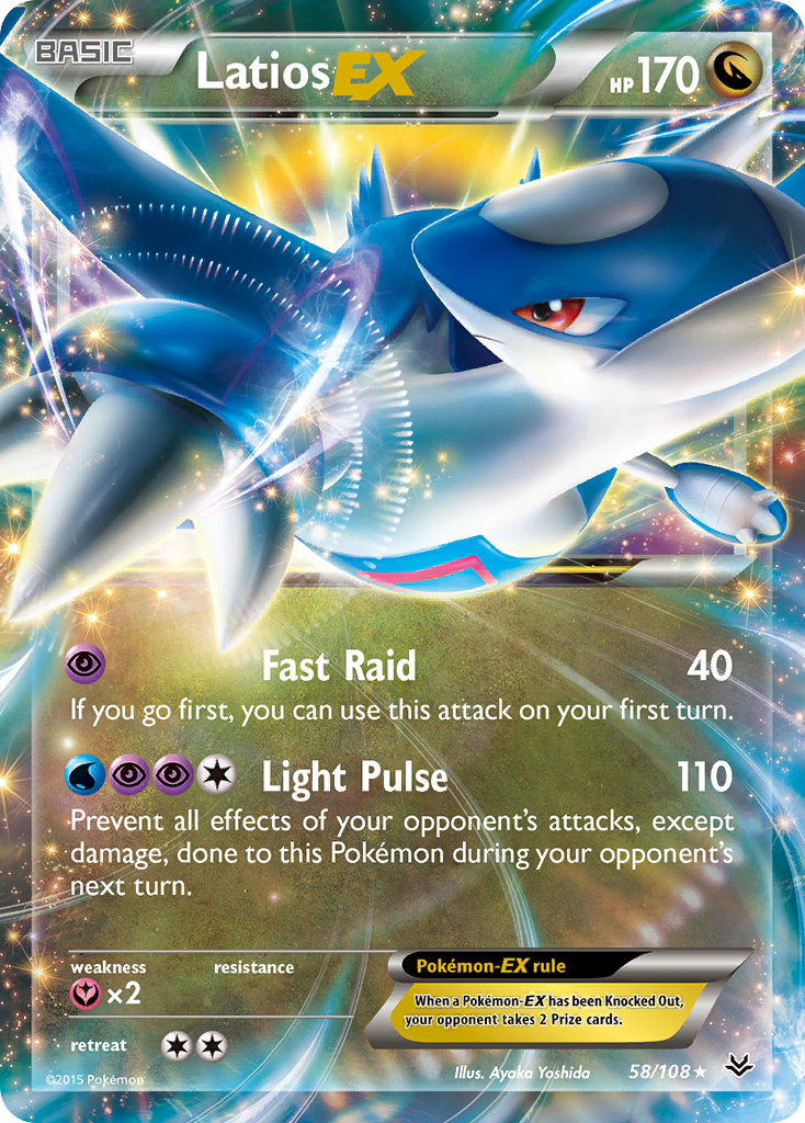 Latios EX (58/108) [XY: Roaring Skies] | Mega City Incorporated