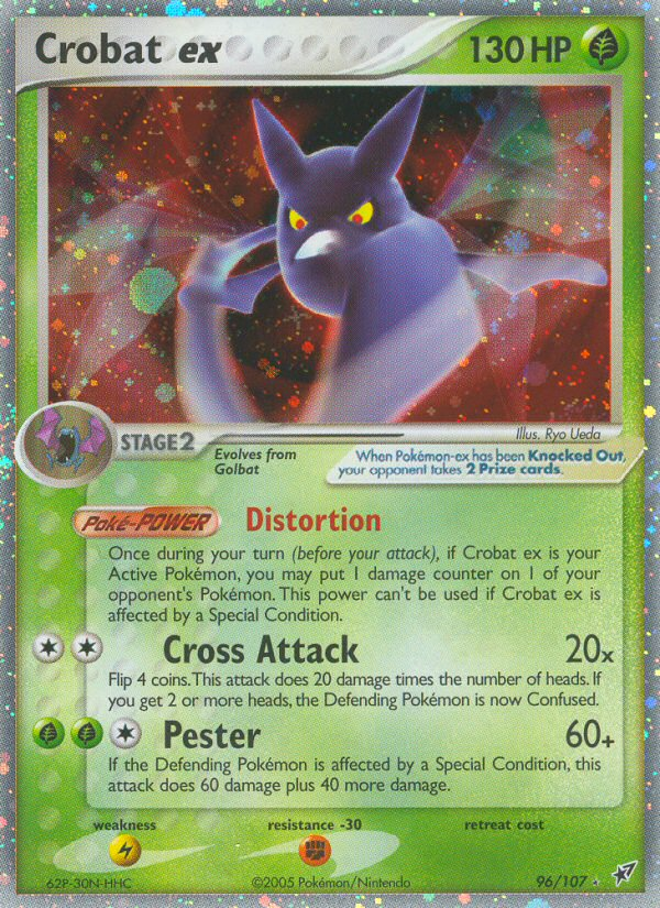 Crobat ex (96/107) [EX: Deoxys] | Mega City Incorporated