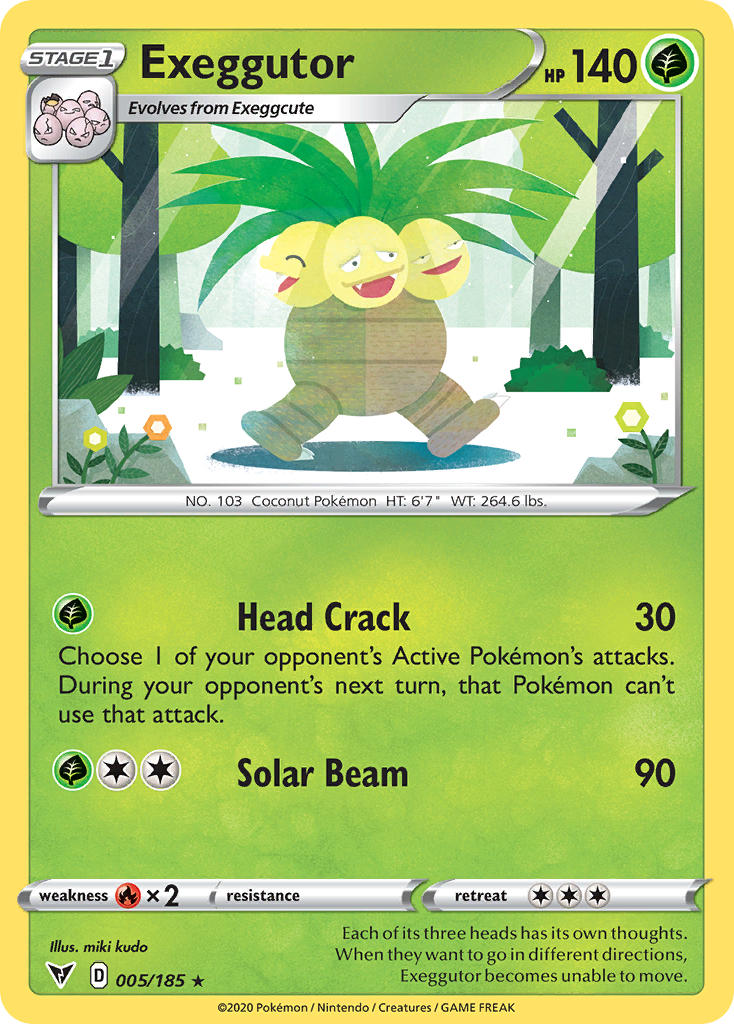 Exeggutor (005/185) [Sword & Shield: Vivid Voltage] | Mega City Incorporated