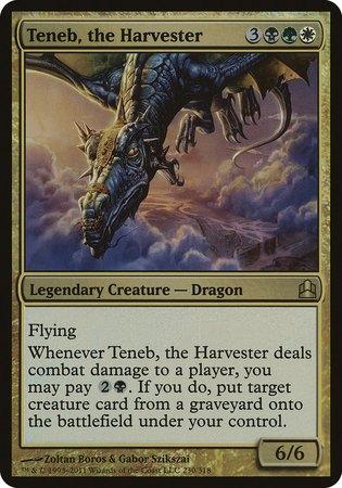 Teneb, the Harvester (Oversized) [Commander 2011 Oversized] | Mega City Incorporated