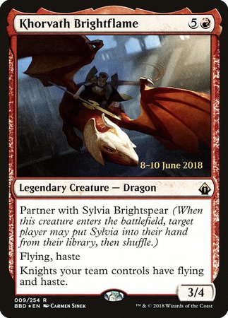 Khorvath Brightflame [Battlebond Promos] | Mega City Incorporated