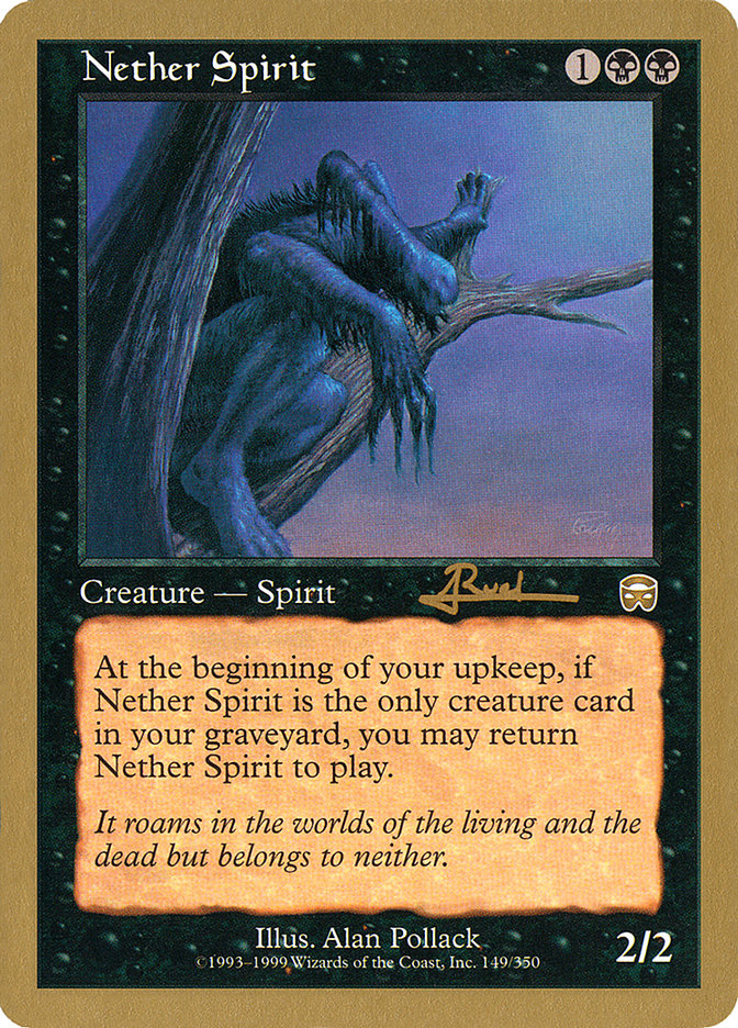 Nether Spirit (Antoine Ruel) [World Championship Decks 2001] | Mega City Incorporated